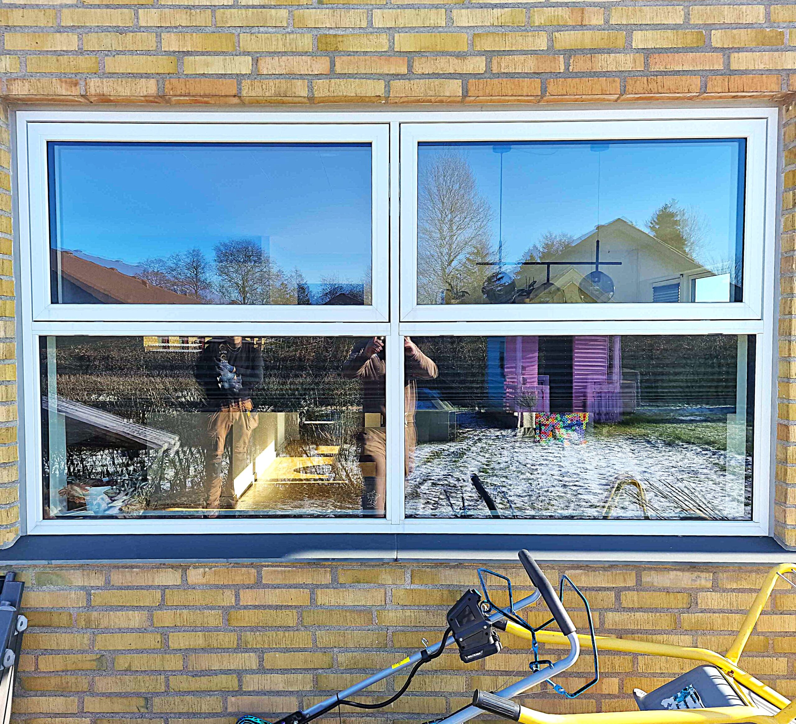 Dobbeltvindue uden dør